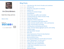 Tablet Screenshot of cwinters.com